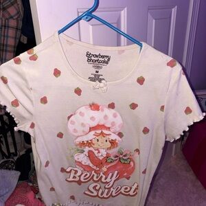 Kids' Strawberry Shortcake Cream T-Shirt